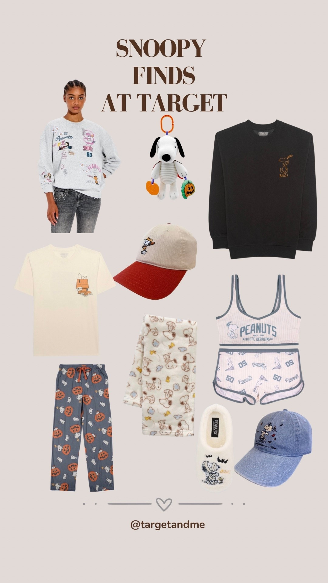 Snoopy finds at Target 🤎🐾 So many cute Peanuts finds right now! From cozy sweatshirts and pajamas to hats, slippers + Halloween Snoopy finds. I linked everything here to make it easy to shop! 🎯

#Snoopy #Peanuts #SnoopyFinds #Target #TargetStyle #TargetFinds #TargetFashion #TargetHalloween #SnoopyStyle #PeanutsStyle

#LTKootd #LTKSeasonal #LTKgrwm