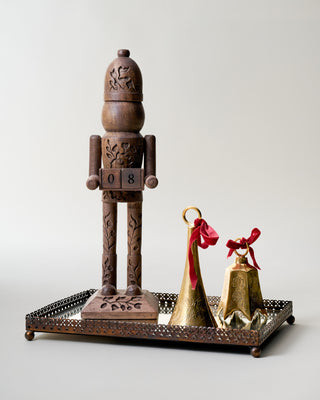 Heirloom Carved Wood Nutcracker Countdown | Magnolia