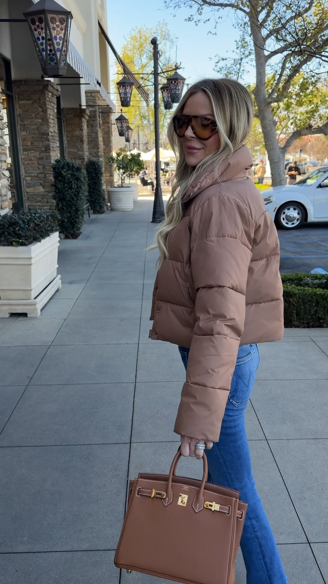 Wearing a size XS in sweater and 24 in Jeans