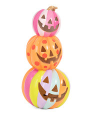 29x30 Striped Jack O' Lantern Tower | TJ Maxx