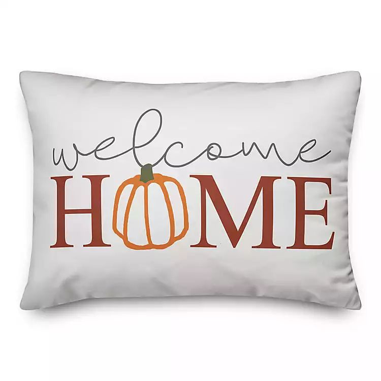 Welcome Home Double Sided Outdoor Accent Pillow | Kirkland's Home