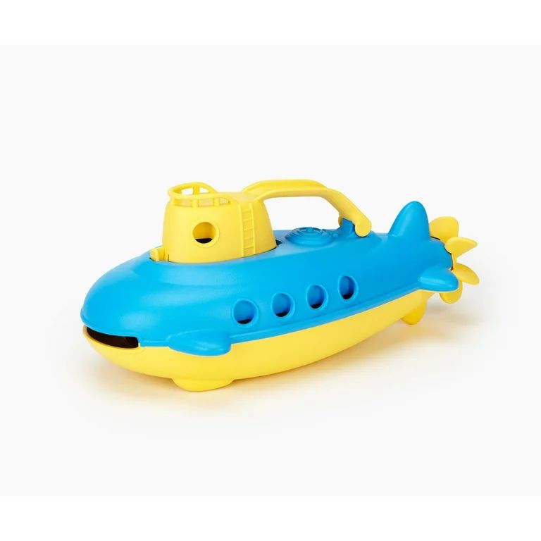 Green Toys Submarine Bath Toy, Yellow Cabin - Walmart.com | Walmart (US)
