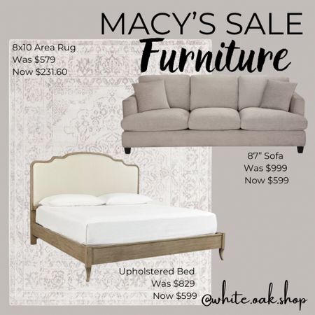 Macy’s One Day Sale | Furniture Finds | Neutral Home 

#LTKhome #LTKstyletip #LTKsalealert