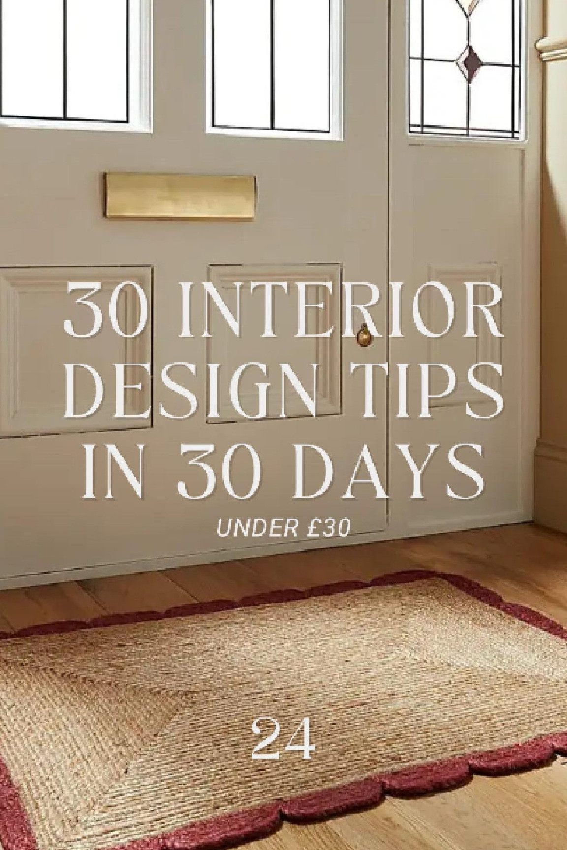 Tip 24- doormats 