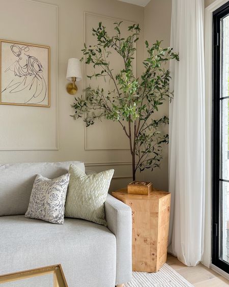 Love how delicate and realistic this pretty olive tree is! This is the 7’ sitting directly on the floor. I have 9’ ceilings!

#LTKhome #LTKfindsunder100 #LTKstyletip