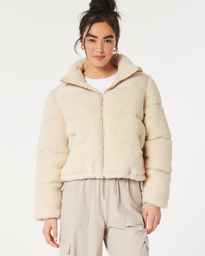 Gilly Hicks Sherpa Puffer Jacket | Hollister (US)
