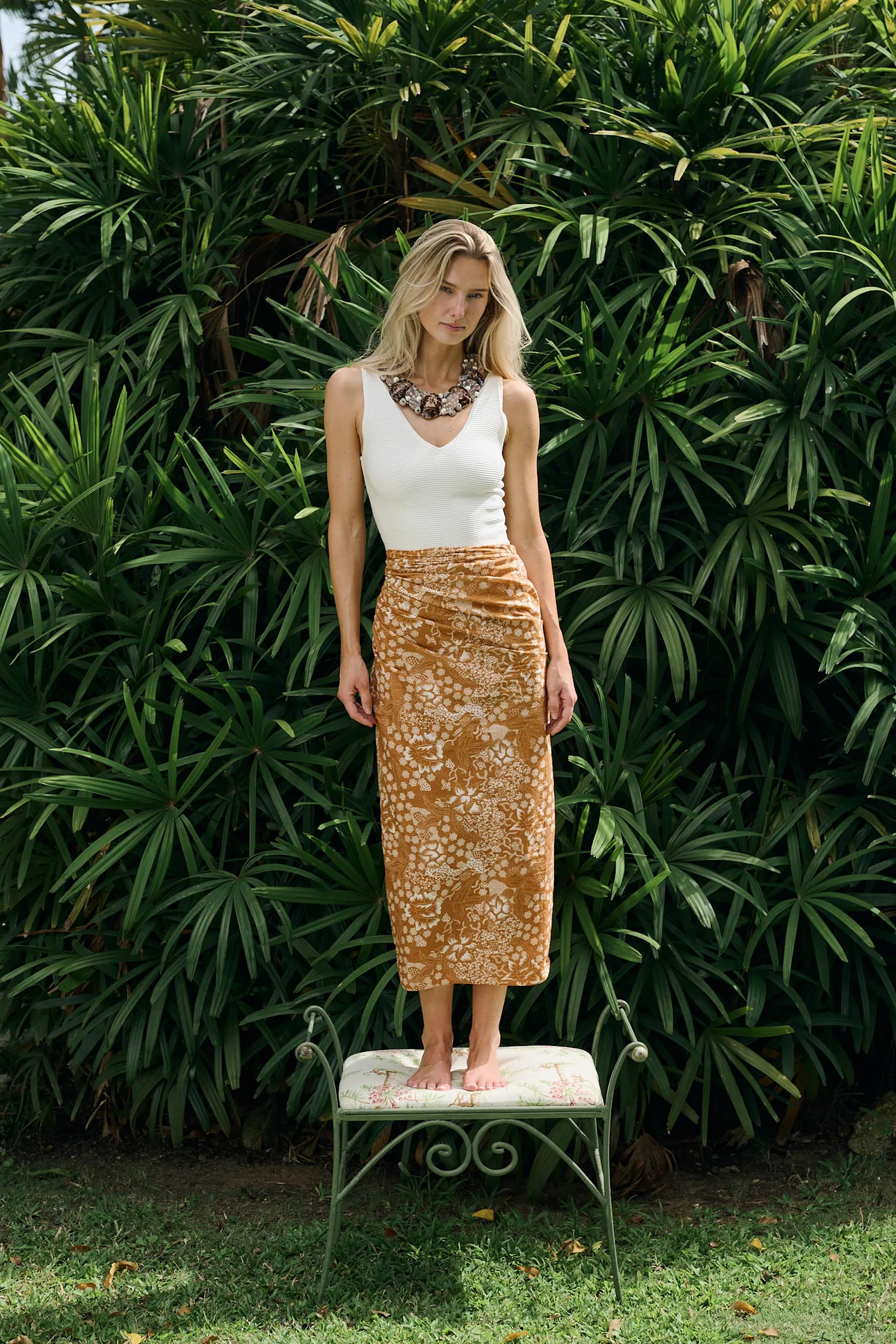 Eden Tank - Ivory | Julia Amory