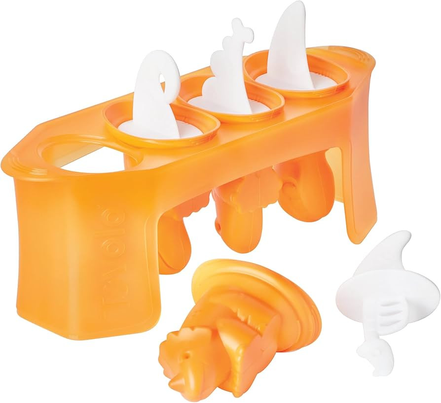 Tovolo Dino Popsicle Molds (Set of 4) - Mess-Free Silicone Ice Pops for Homemade Freezer Snacks /... | Amazon (US)