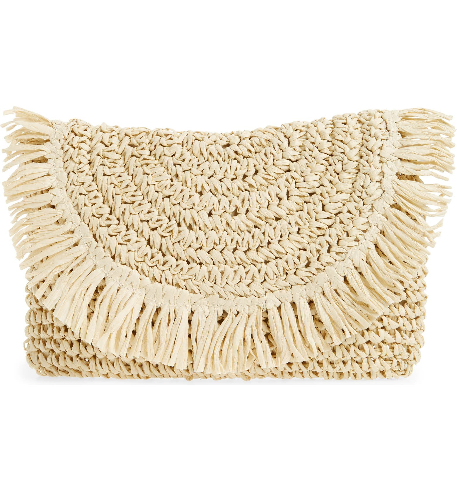 Clara Soft Straw Clutch | Nordstrom
