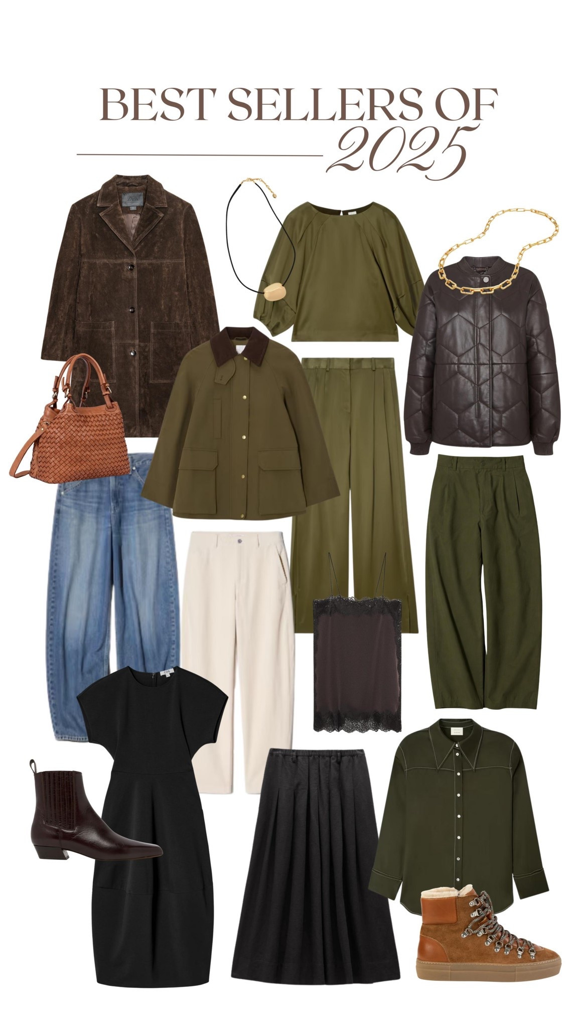 What you loved in 2025 ✨

Winter coat, winter jacket, jeans, utility trousers, barrel leg, Uniqlo trousers, barn jacket, suede coat, satin trousers, winter style, winter outfitt

#LTKuk #LTKwinter #LTKjeans