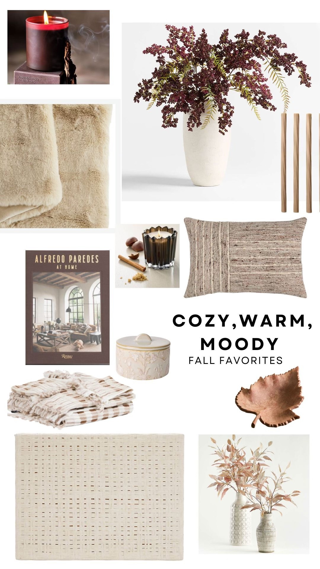 The crisp mornings have me dreaming of fall & all the cozy, warm & moody decor!  I shopped a few of my favorite stores this morning while sipping coffee for some items that bring fall into your home without all the orange & black.  A little warmth, some cozy feels, new fall candles for the living room & dining room and perhaps some new stems!  I always shop my own collection first before heading out to the stores.  But tastes change and sometimes we need a little refresh for the seasons! #falldecor #shopmyfavorites #warmcozy #homedecor #LTKautumn

#LTKSeasonal #LTKHome