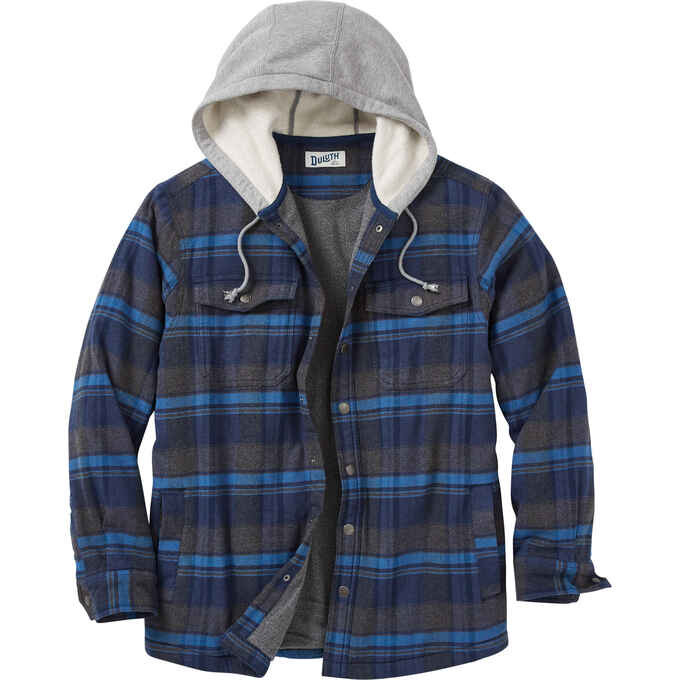 Men's Flapjack Relaxed Fit Hooded Shirt Jac | Duluth Trading Company