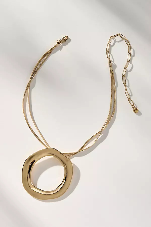 Open Circle Pendant Necklace | Anthropologie (US)