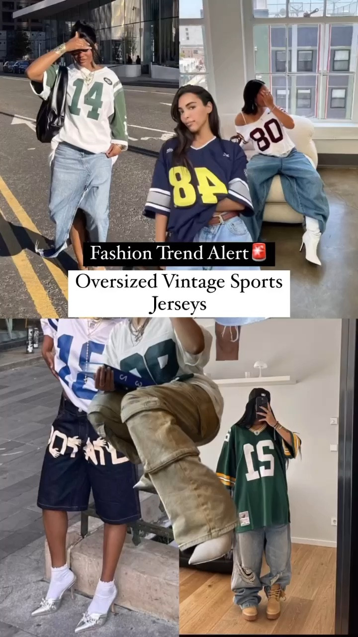 Streetwear Fashion Trend: Oversized Vintage Sports Jersey #LTKFind 

#LTKstyletip #LTKSeasonal