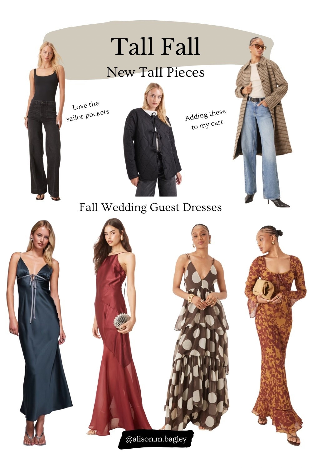 Fall clothing for tall women that I’m loving, including several wedding guest dresses! 

#LTKSeasonal #LTKTall #LTKFindsUnder100