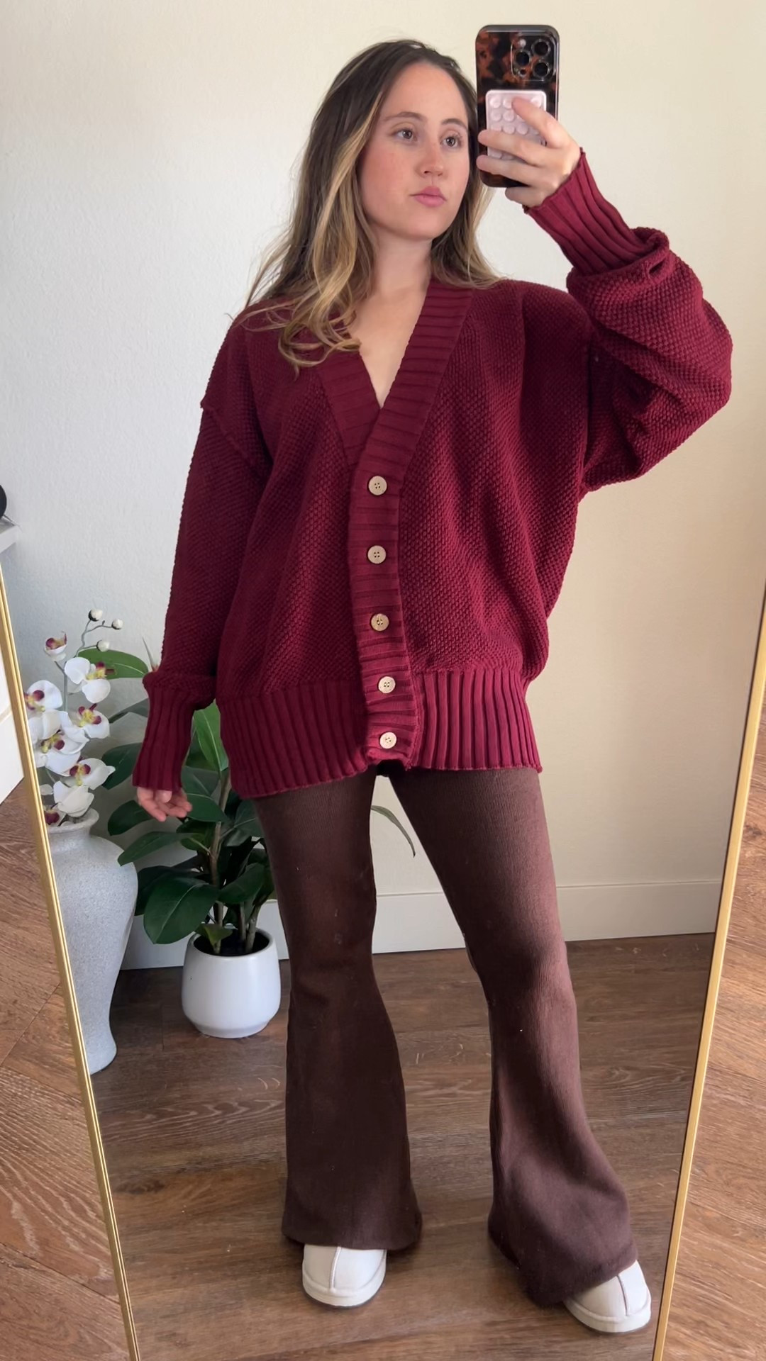 chocolate brown outfit perfect pair with red for a cozy Valentine’s Day ootd

#LTKootd #LTKValentine #LTKTravel