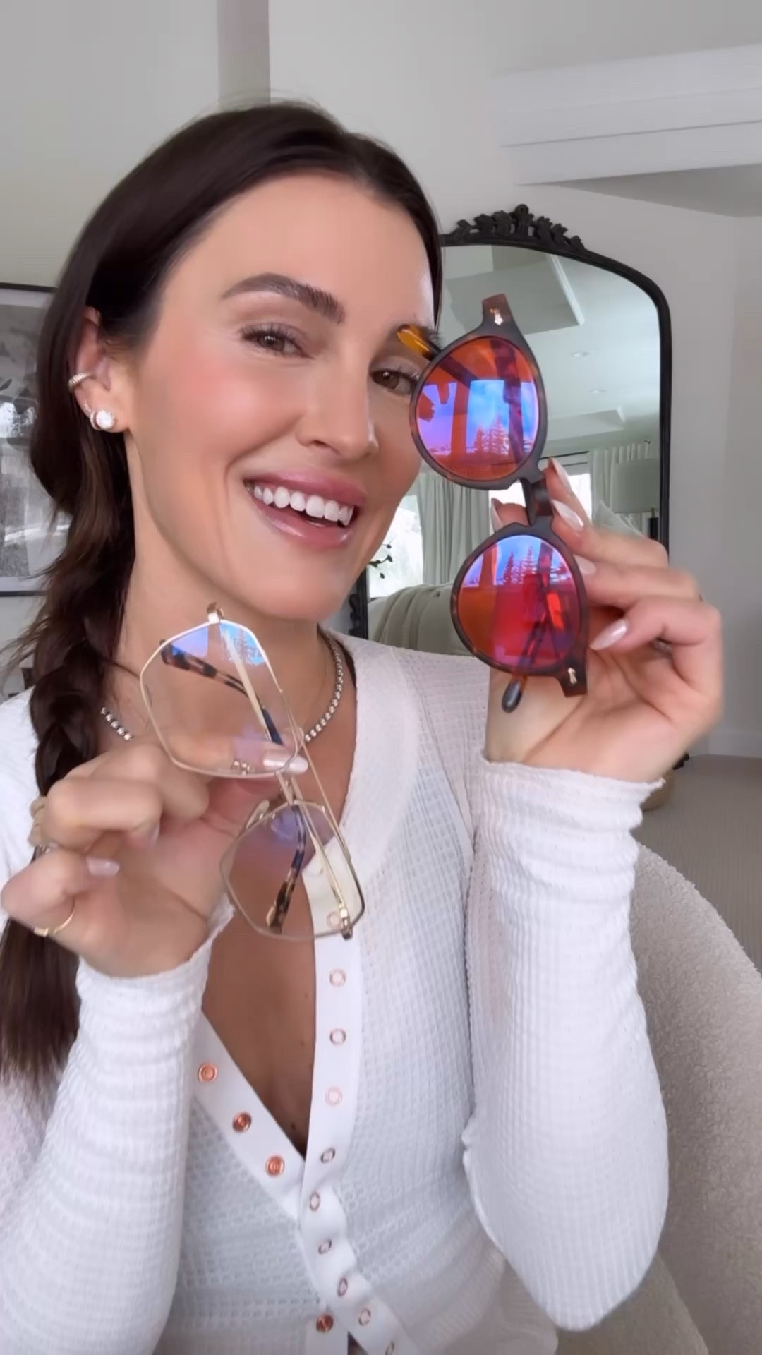 WELLNESS \ In this modern world we are surrounded with intense Blue Light from all our devices to the LED lighting in our homes!!📱💡 One way to help combat the negative effects is wearing blocking glasses🤓 I’ve incorporated this during the day while on my phone and in the evening👏🏻 The glasses improve sleep by restoring natural circadian rhythm and I personally feel calmer and less eye strain😴👀🧘🏻‍♀️ AND I also have my kiddos wear them too!!👏🏻👏🏻 

Comment GLASSES to get the details sent to your DMs🤓

Health
Low tox living 


#LTKselfcare