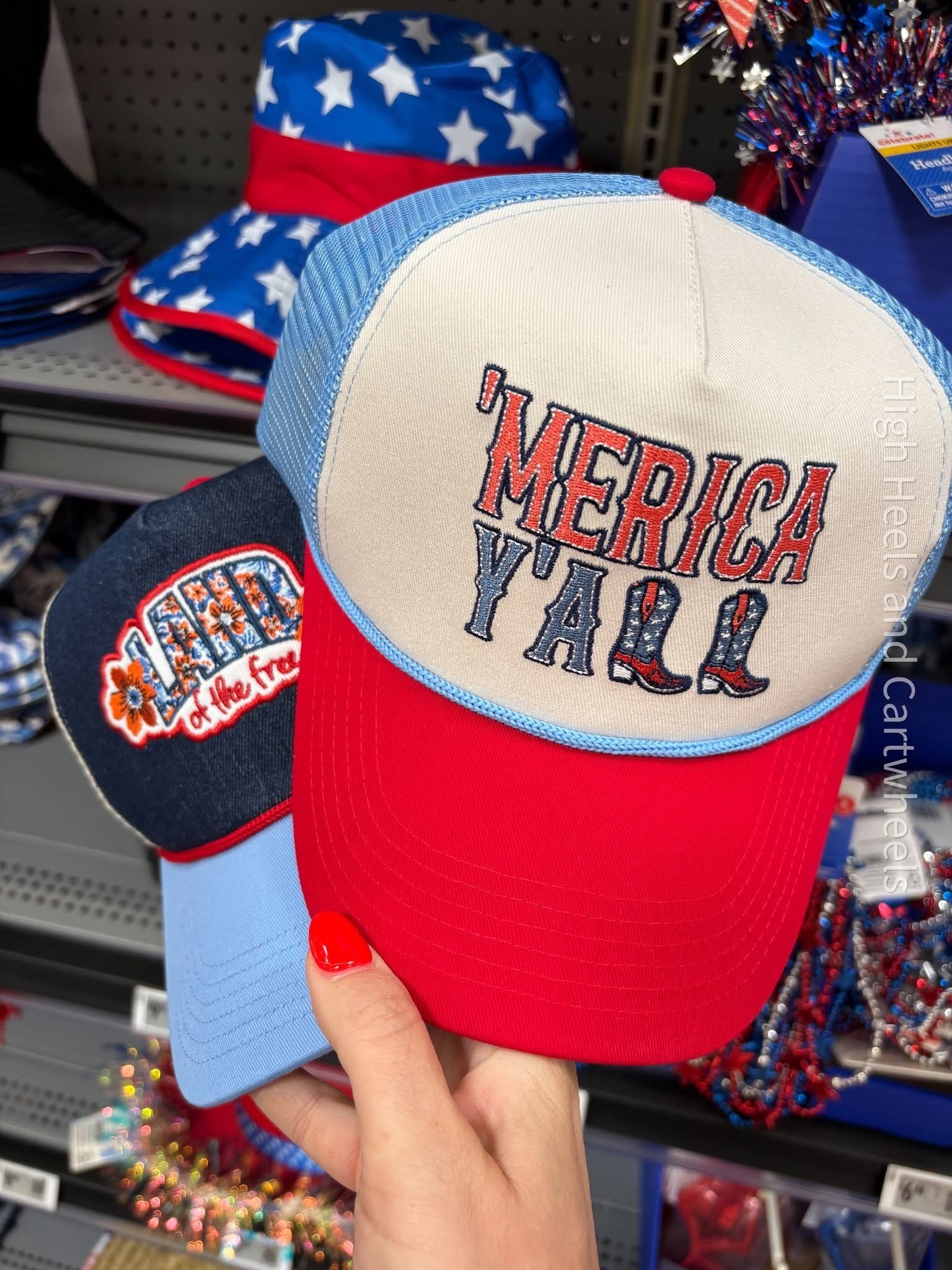 Cute hats for Memorial Day weekend or the 4th!