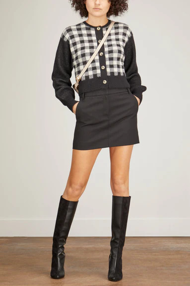 Varese Cardigan in Black | Hampden Clothing