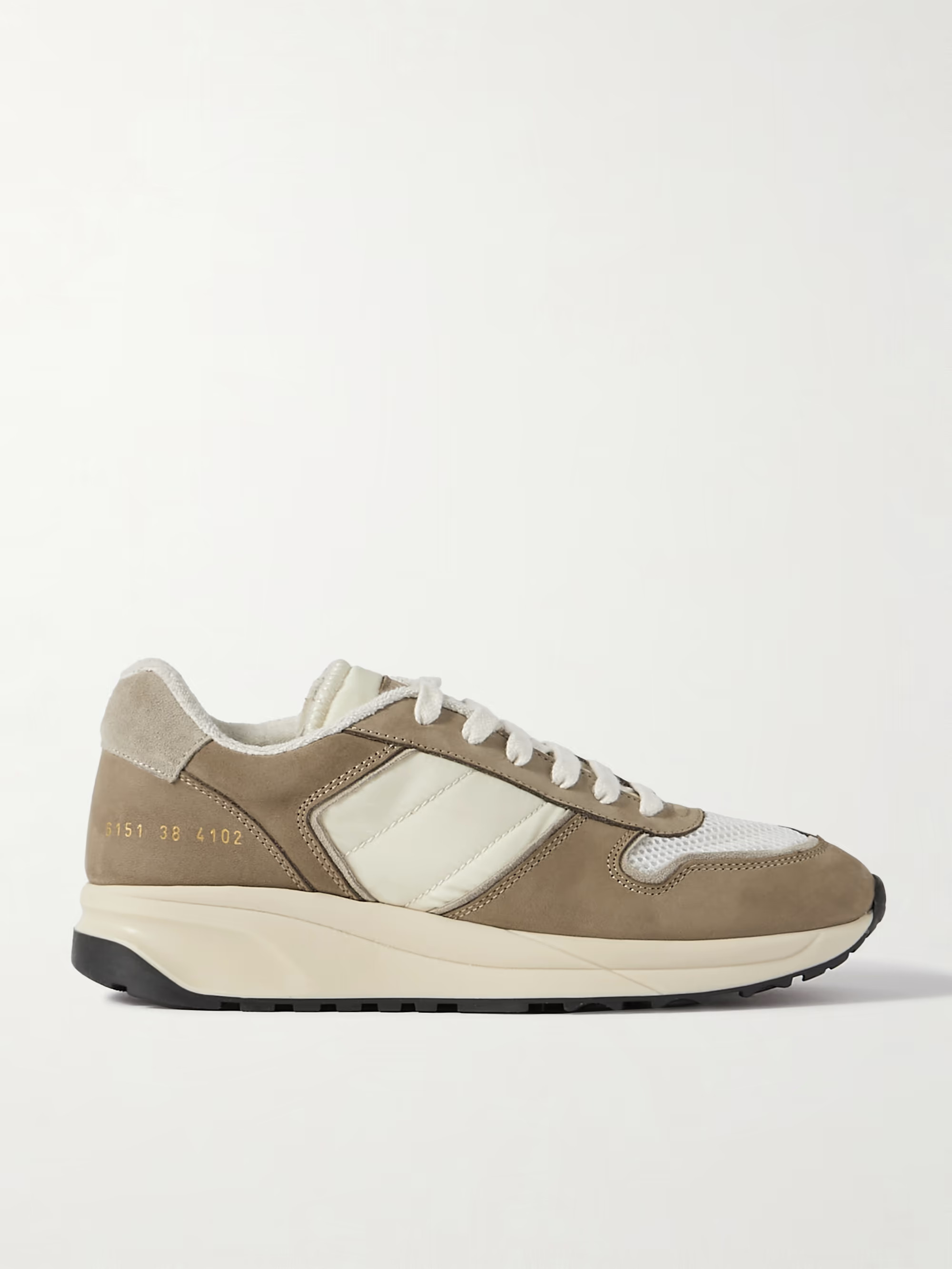 Track suede, shell and mesh sneakers | NET-A-PORTER APAC