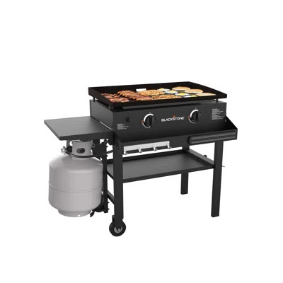 Blackstone 2 - Burner Liquid Propane 34000 BTU Gas Grill 3 Piece Set | Wayfair North America