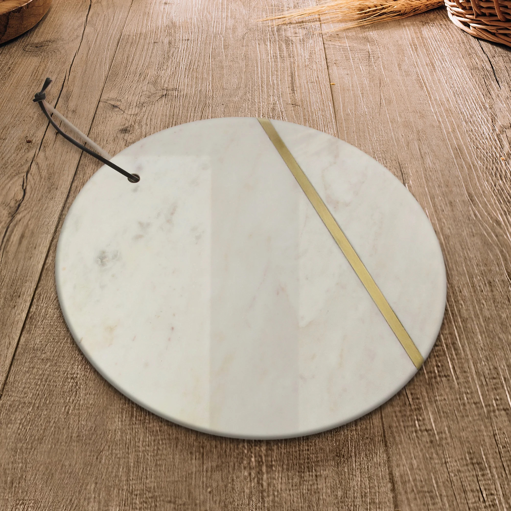 Better Homes & Gardens Round Marble Serving Platter | Walmart (US)