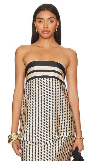 Franca Strapless Bodice in Black Diamond | Revolve Clothing (Global)