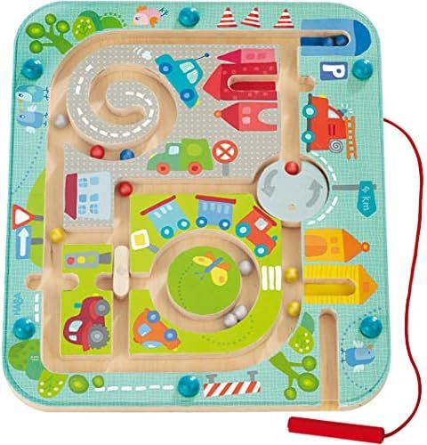 HABA Town Maze Magnetic Puzzle Game - Learning & Education Toys for Preschoolers | Amazon (US)