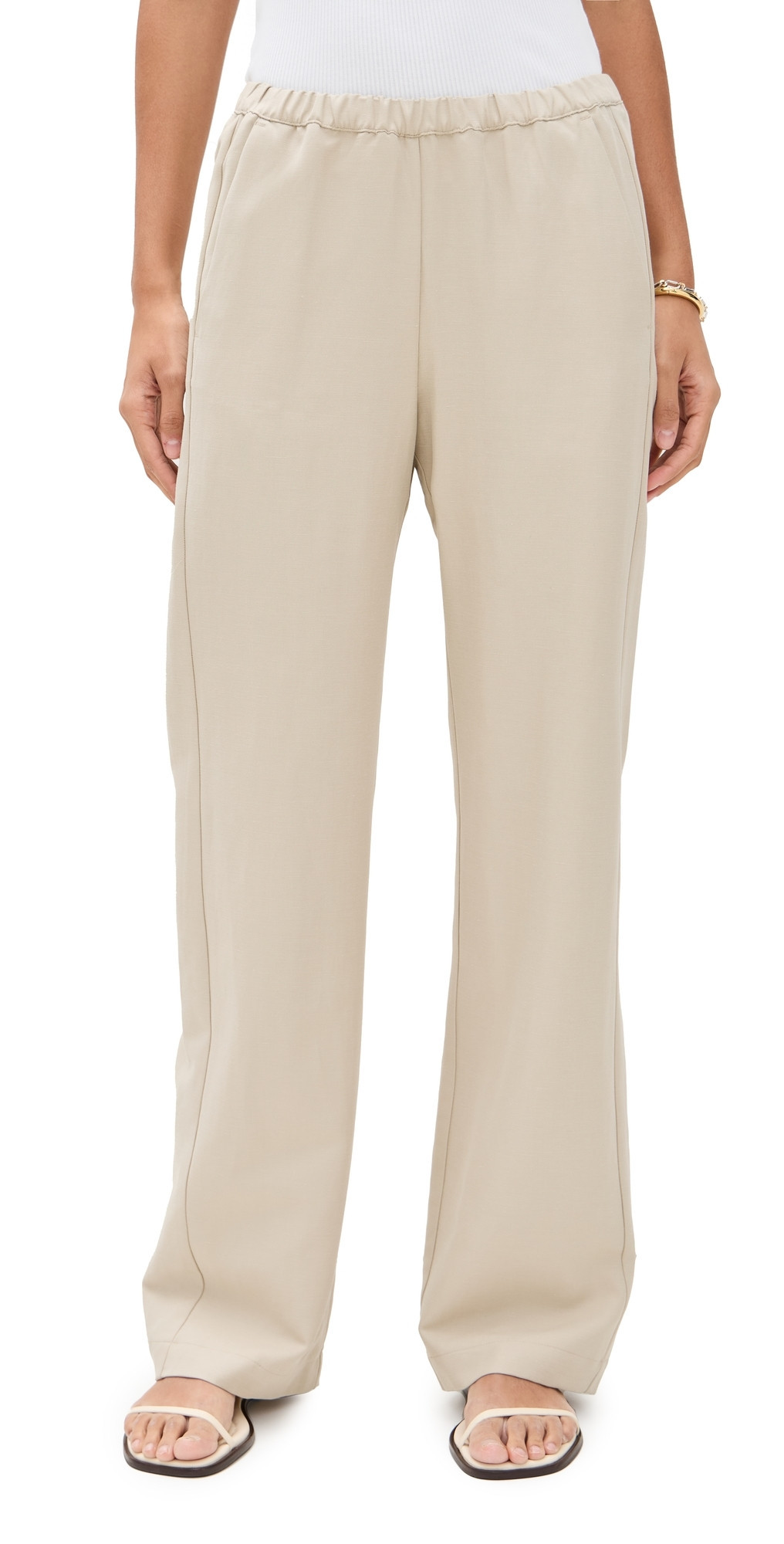 Enza Costa Twill Everywhere Pants Stone 3 | Shopbop