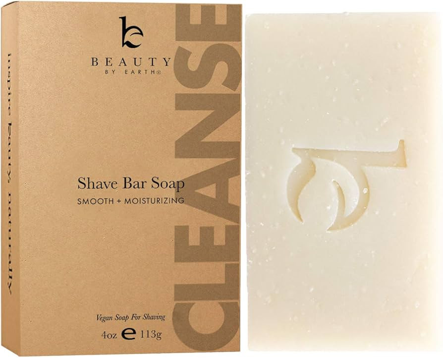 Beauty by Earth Organic Bar Soap for Shaving, Shea Butter Soap, Natural Soap, Organic Soap Bar, S... | Amazon (US)