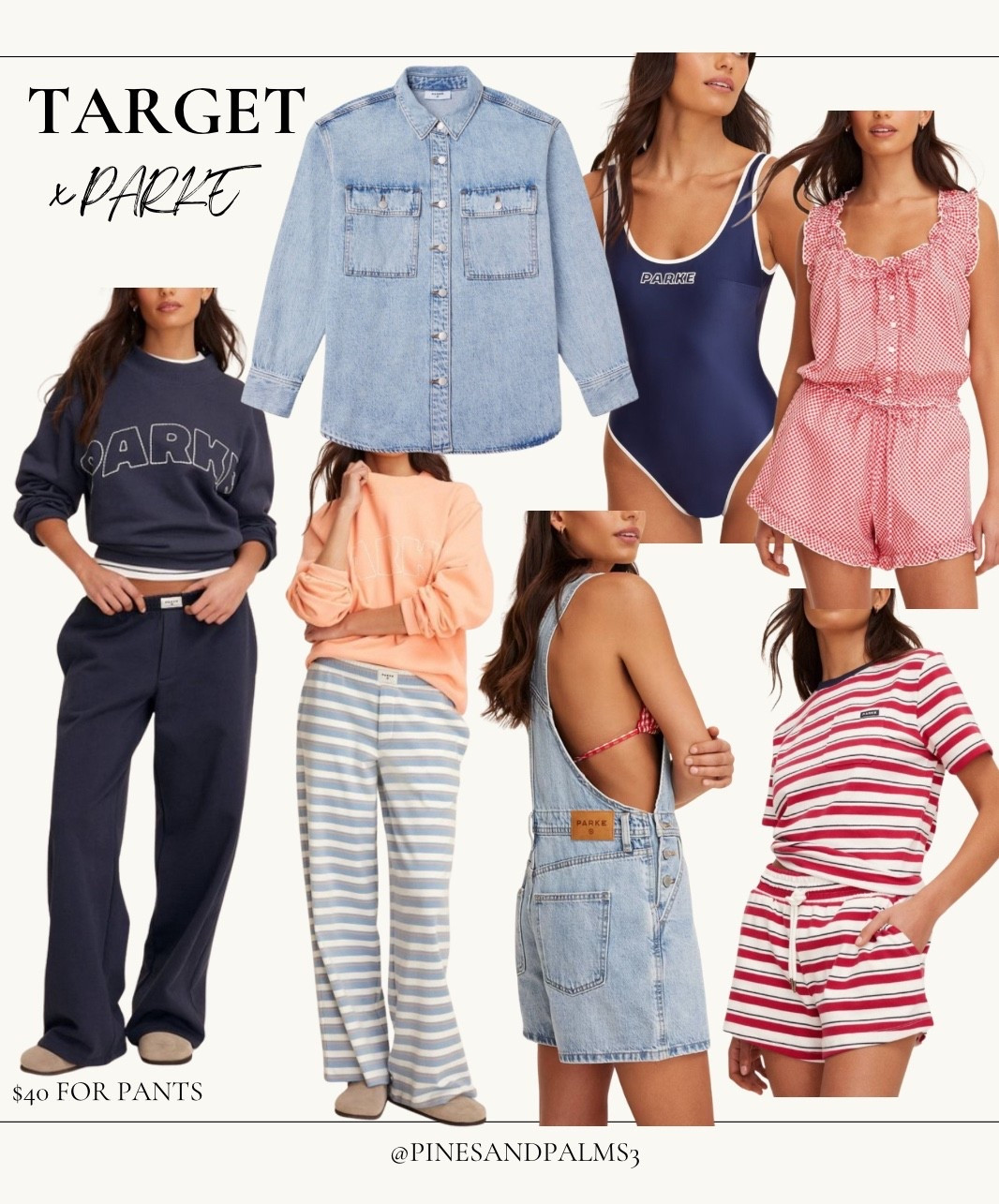 Parke, target collab 

#LTKfitnessgoals #LTKSeasonal #LTKMothersDay