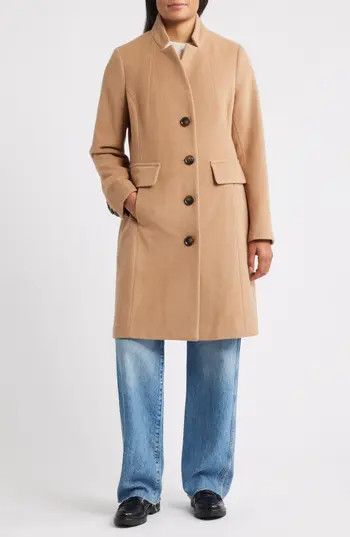 London Fog Wool Blend Coat in Camel at Nordstrom Rack, Size Large | Nordstrom Rack