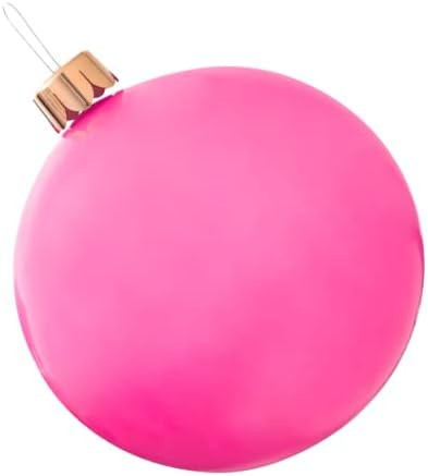 Inflatable Oversized Ornaments 15" 18" 25" or 30" Christmas Decorations Indoor Outdoor | Amazon (US)