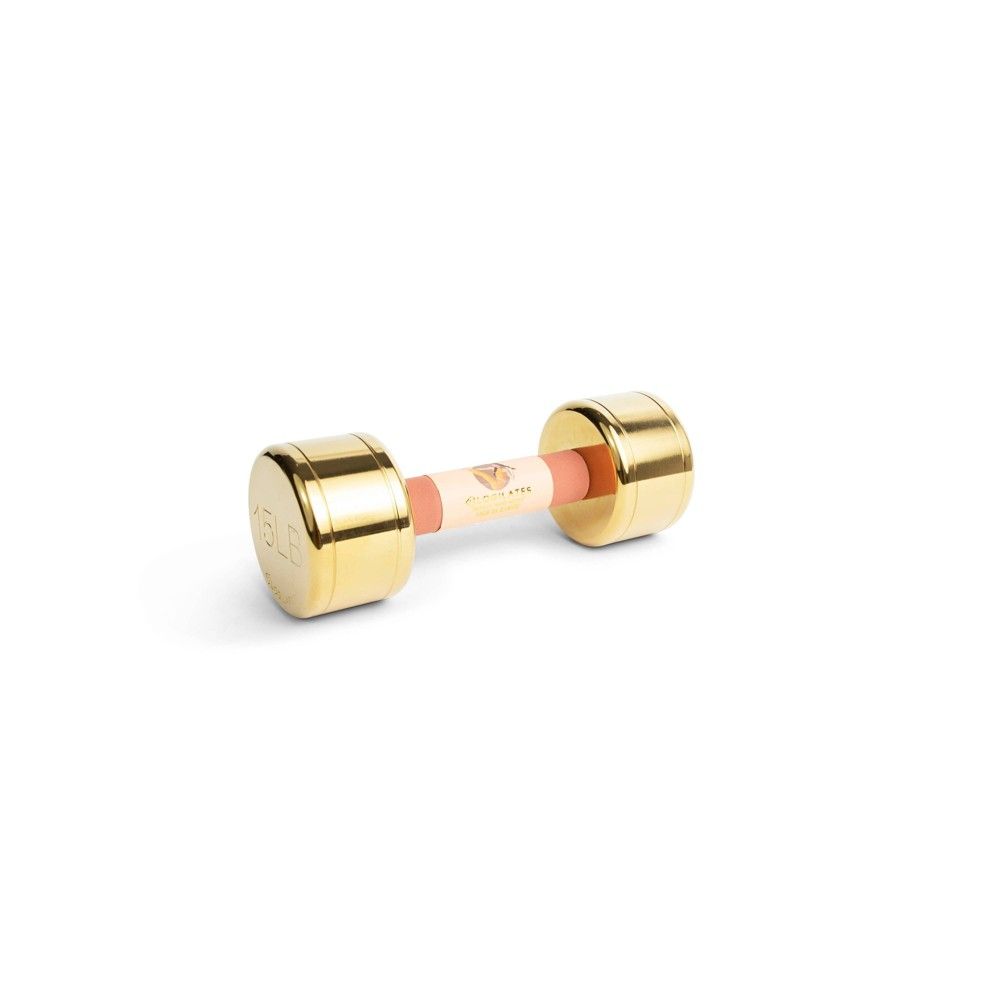Blogilates Iron Dumbbell - Gold 15lbs | Target