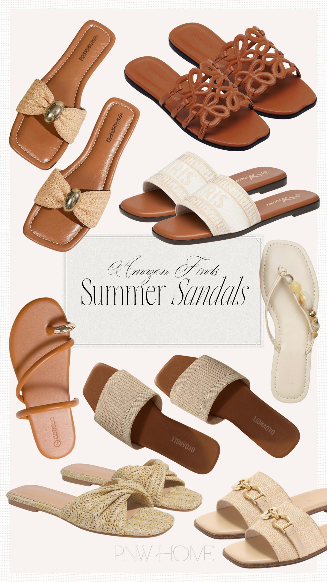 The cutest Amazon sandal finds for summer!

summer fashion, summer style, summer looks, summer outfit, vacation sandals, spring break style, brown sandals, white sandals, tan sandals, nude sandals, designer dupes, seashell sandals, neutral sandals, summer shoes, summer footwear, spring shoes 

 #LTKgrwm #LTKootd #LTKSeasonal
