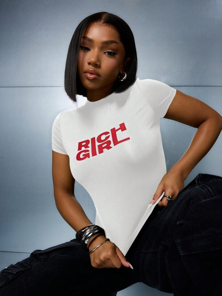 Rich Girl Tee | SHEIN