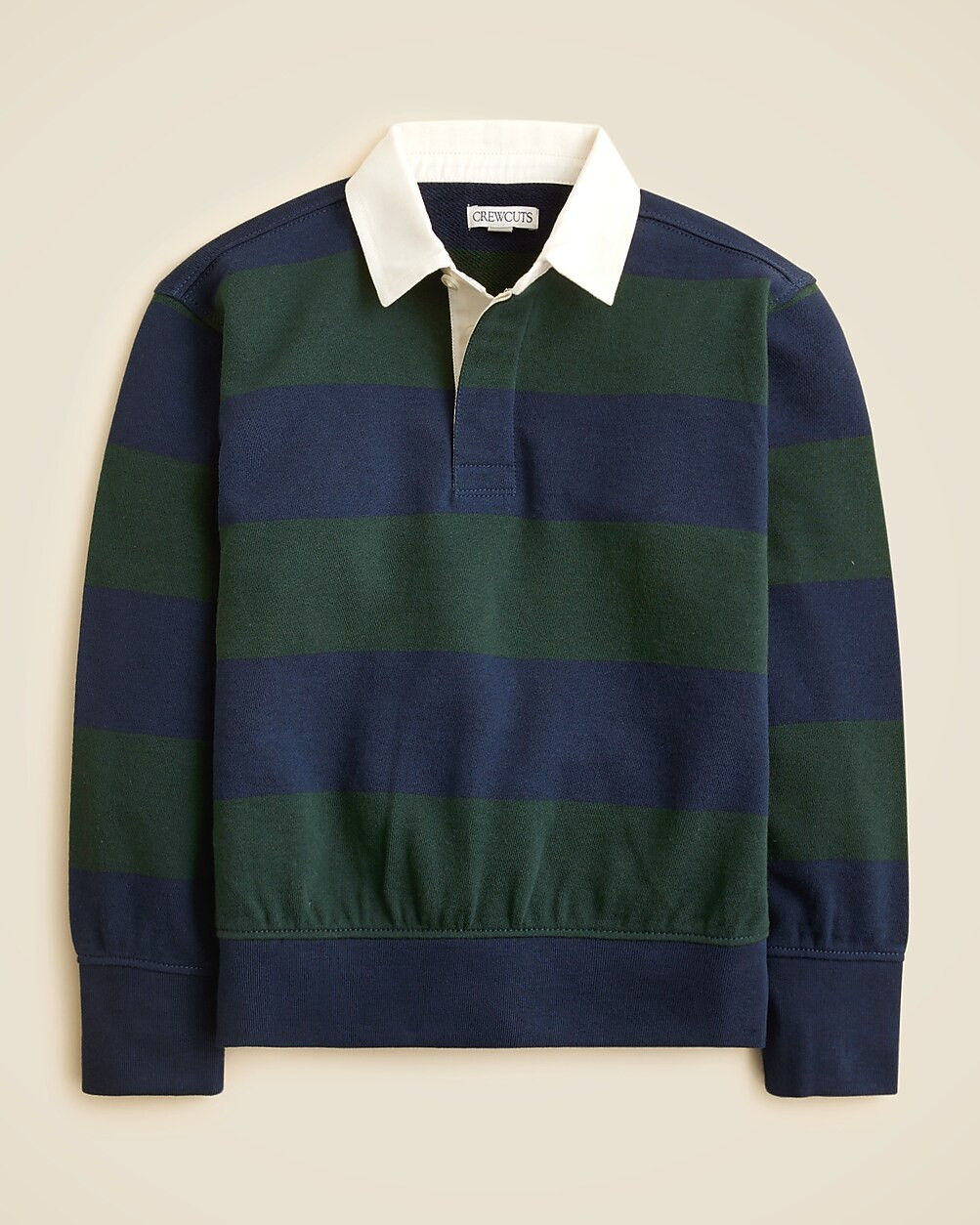 Kids' junior varsity rugby sweatshirt in striped terry | J. Crew US