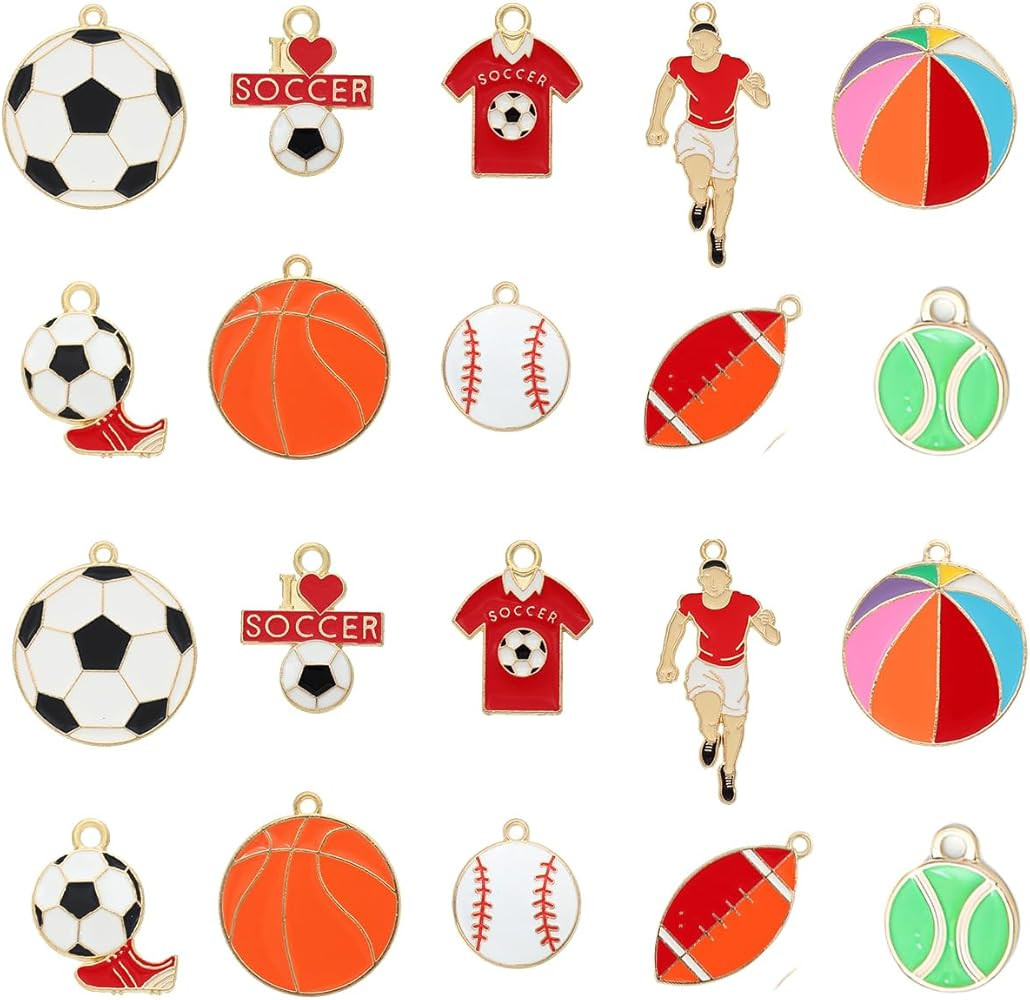 Bulk Enamel Charms for Jewelry Making, Colorful Metal Charms Pendant for Bracelet Necklace and Cr... | Amazon (US)