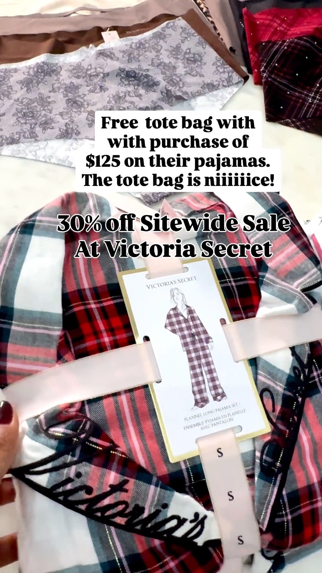 Small in pajamas
Small in underwear- no show, no visible panty lines
30% off sitewide, free tote bag with purchase of $125 on pj’s

#LTKSaleAlert #LTKHoliday #LTKCyberWeek