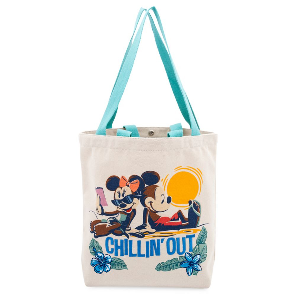 Mickey and Minnie Mouse Summer Fun Canvas Tote | Disney Store