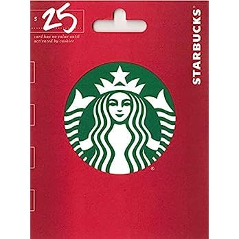 Starbucks Gift Card $25 | Amazon (US)