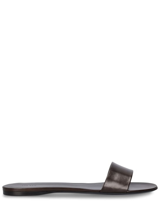 Combo leather slides | Luisaviaroma