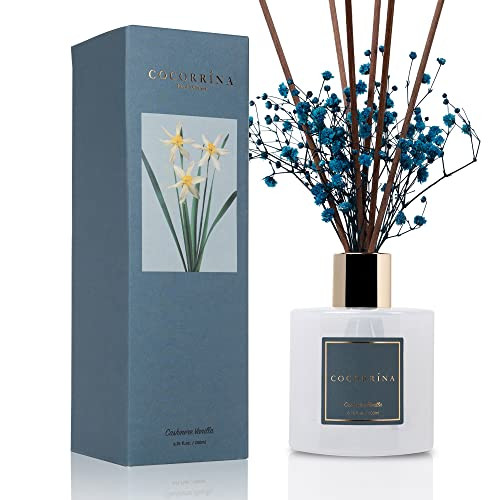 Reed Diffuser - Cashmere Vanilla 6.7 fl oz Reed Diffuser for Bedroom Bathroom Home D\u00e9cor | Amazon (US)