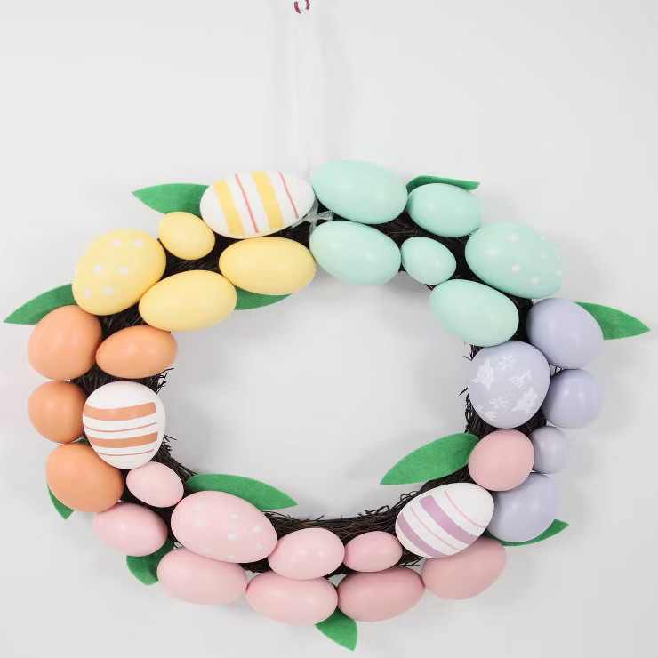 14" Styrofoam Easter Egg Wreath - Spritz™ | Target