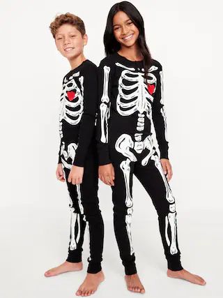 Printed Gender-Neutral Snug-Fit Pajama One-Piece for Kids | Old Navy (US)