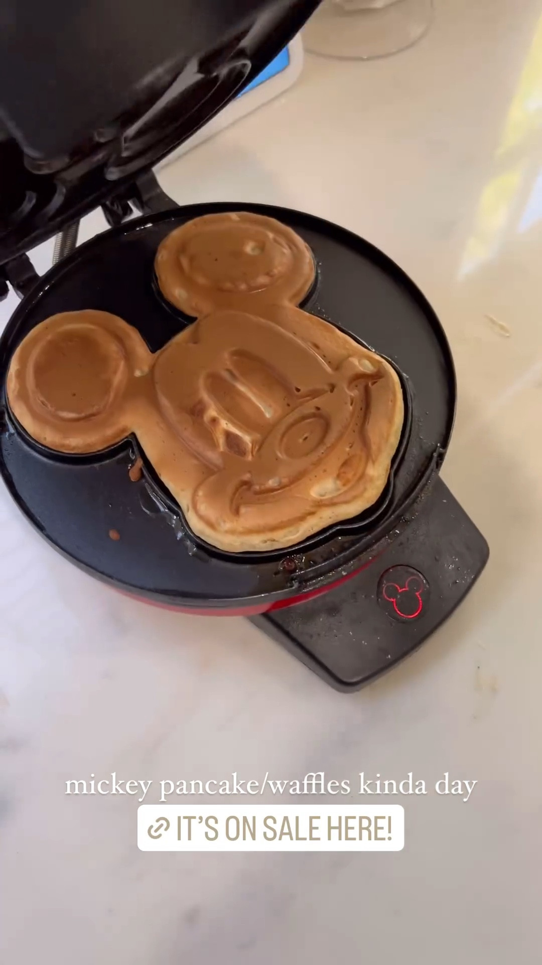 I have had this Mickey waffle maker for a couple of years and it still gets my kids so excited for breakfast 🥞 it’s on sale right for under $35

#LTKfindsunder50 #LTKkids #LTKMostLoved