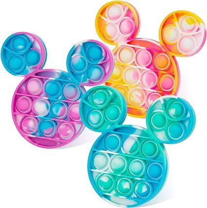 CONNOO Push Fidget Bubble Game Toys, Mouse Popper Fidget Toys for Stress Relief, Fidget Sensory T... | Amazon (US)