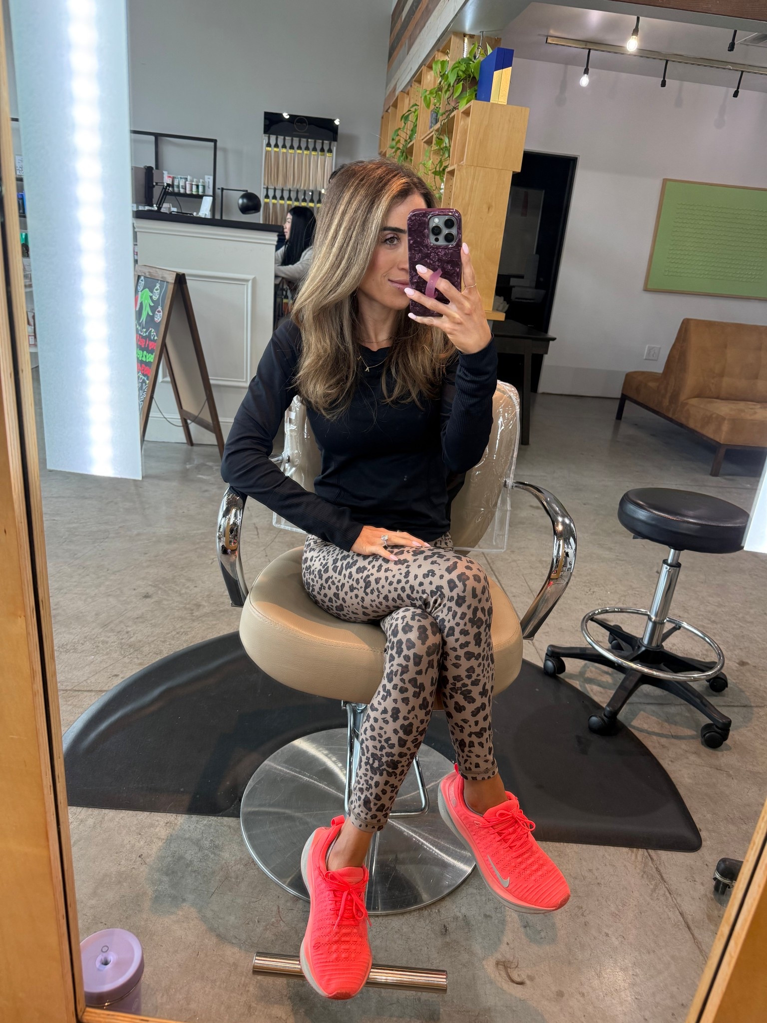 Leopard leggings petite friendly and super stretchy wearing xs short and on sale! 

#LTKFindsUnder100 #LTKFindsUnder50 #LTKPetite