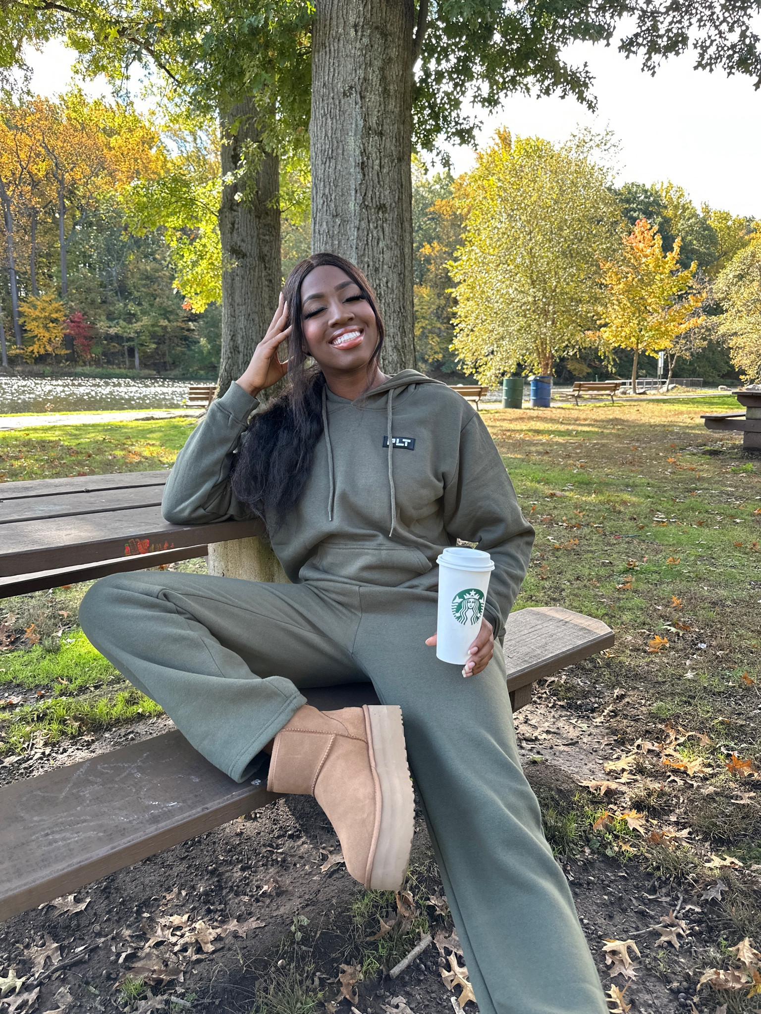 Plt, pretty little thing, tacksuit, Uggs, ugg, platform mini Uggs, platform minis, khaki, outfit inspo, 

#LTKGiftGuide #LTKSeasonal #LTKCyberWeek