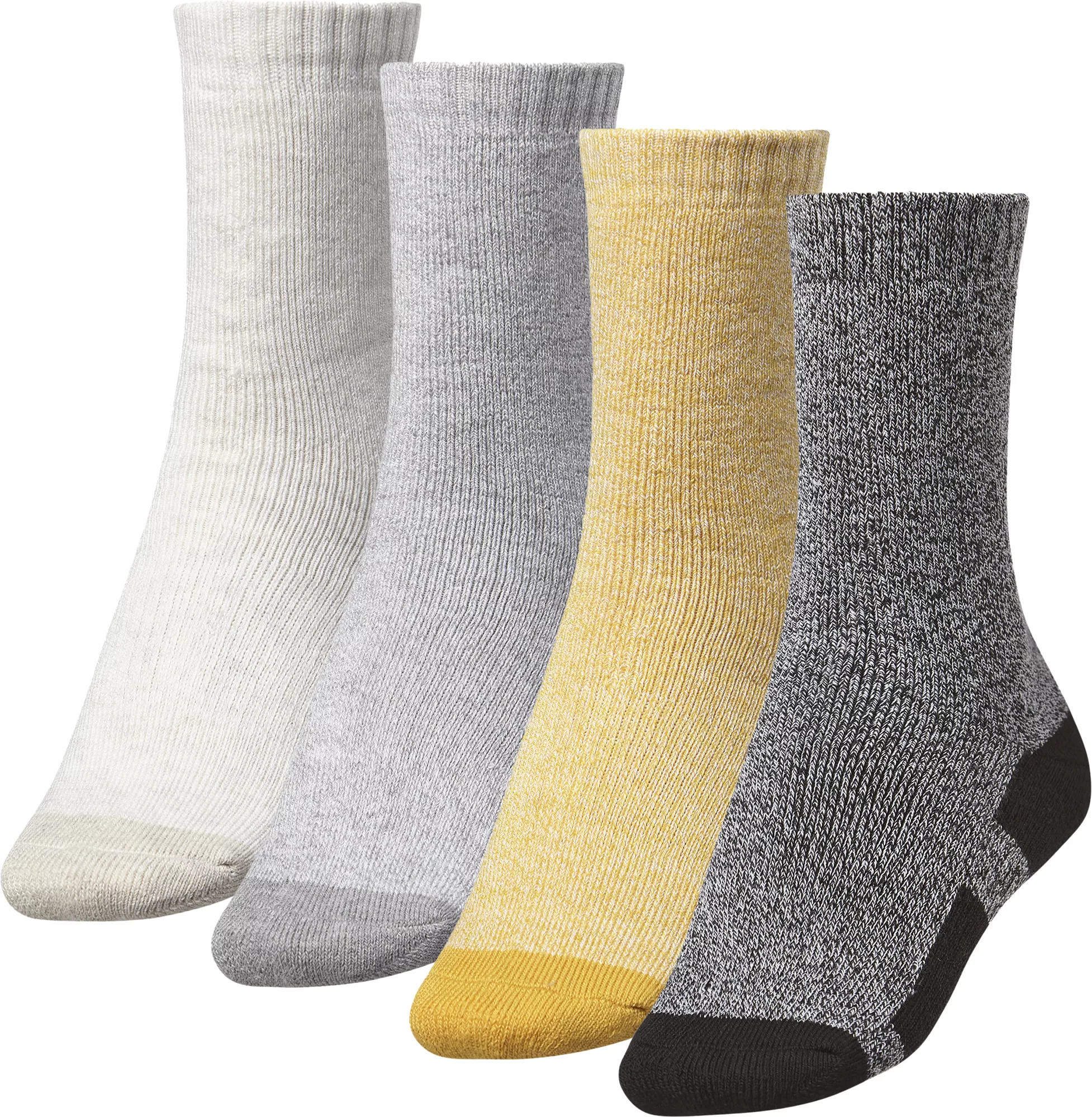 Alpine Design Women's Performance Hiker Crew Socks - 4 Pack, Gold Multi | Public Lands